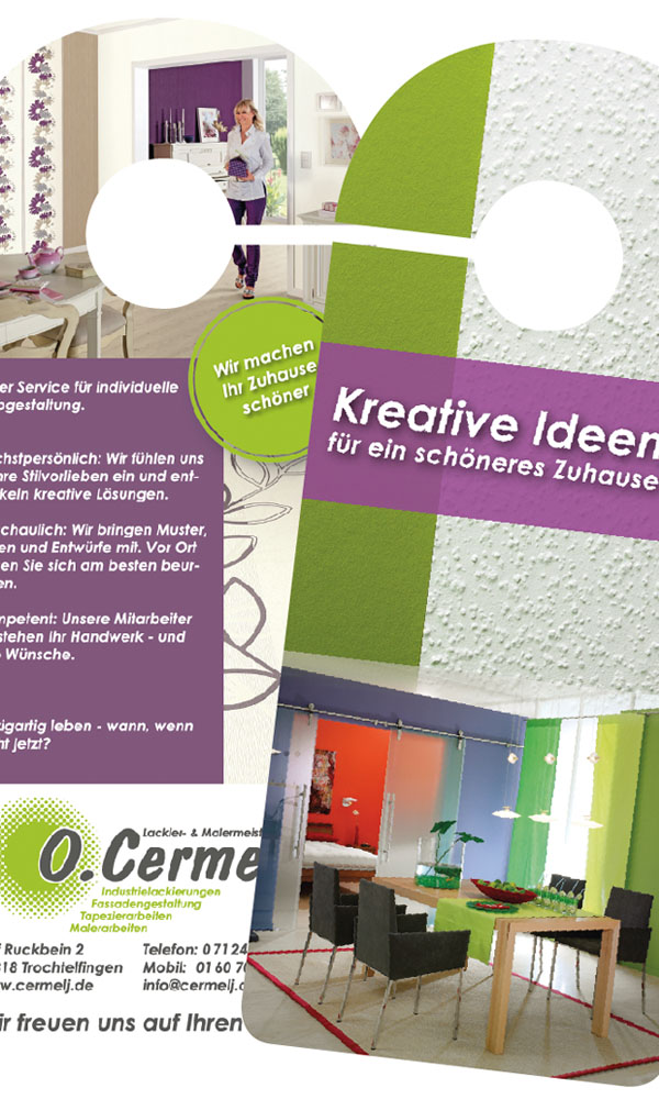 .neckarting | Lackier- und Malerbetrieb Cermelj Print Kampagne